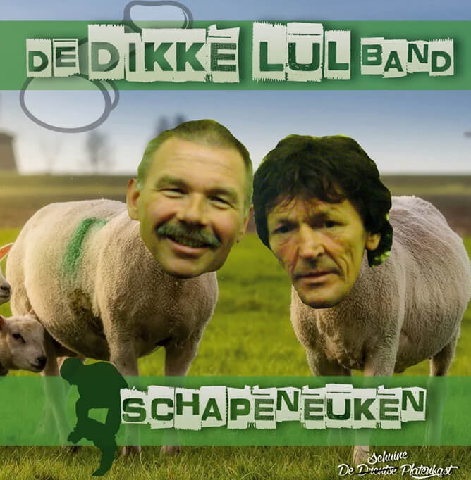 Schapeneuken op vinyl van De Dikke Lul Band